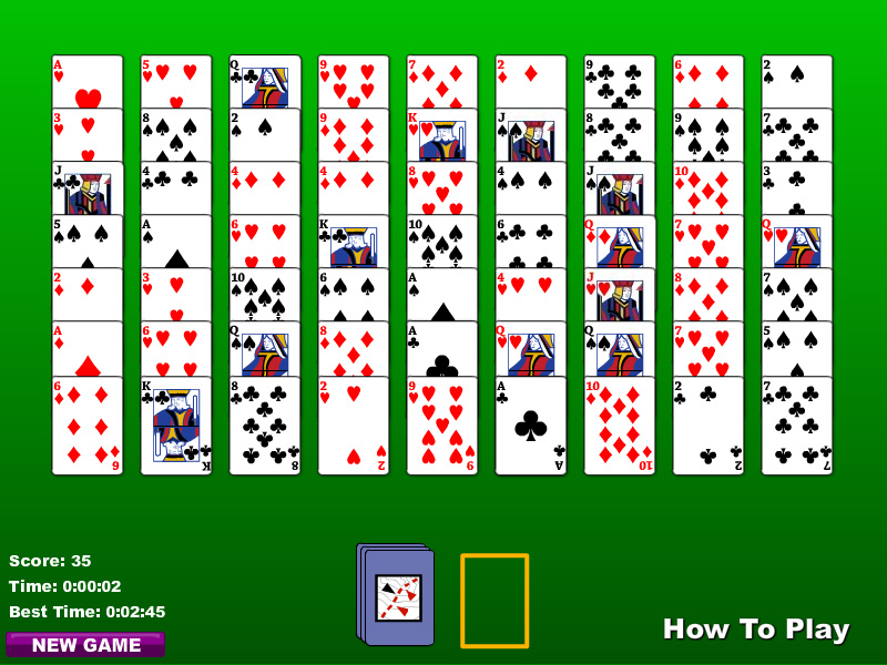 Two Deck Golf Solitaire